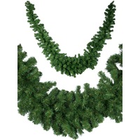 Thick Tip Balsam Pine Christmas Swag Garland With 320 Tips - 3m