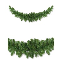 Thin Tip Balsam Pine Christmas Swag Garland With 150 Tips - 2.1m