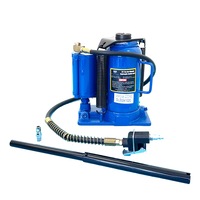 20 Ton Air & Manual Hydraulic Bottle Jack Heavy Car Truck Lift Heavy Duty Steel