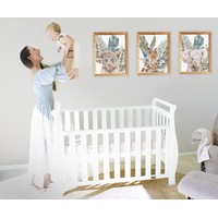 Georgia Sleigh Cot Luxx