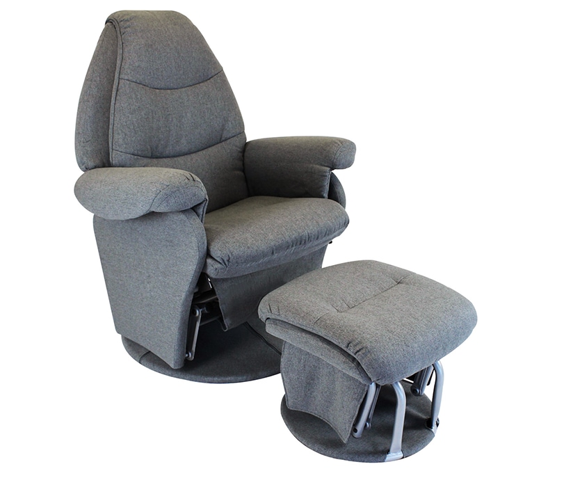 Vogue feeding glider sales chair & ottoman