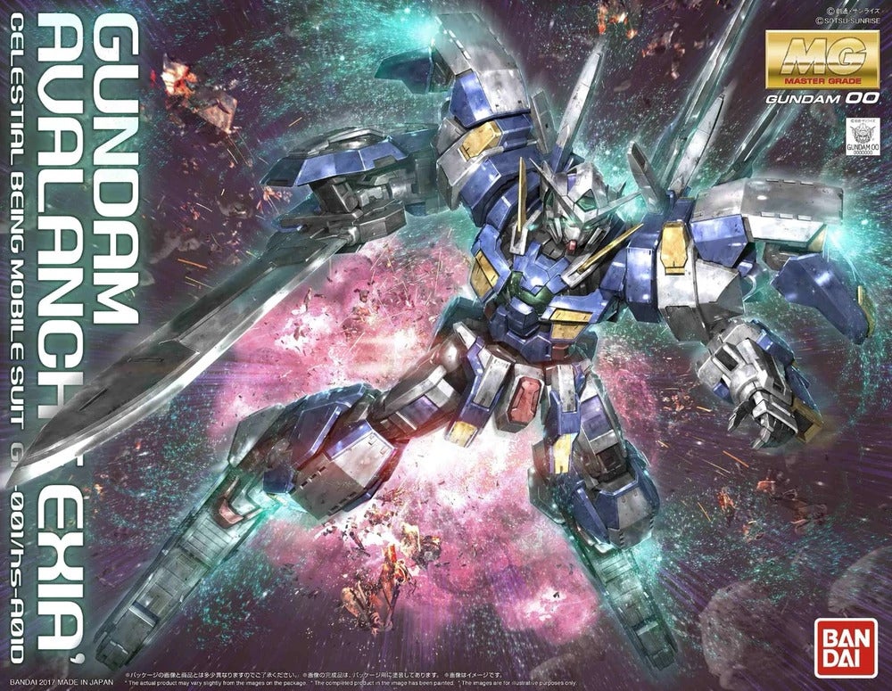 Buy Bandai Gundam MG 1/100 Gundam Avalanche Exia Gunpla Plastic