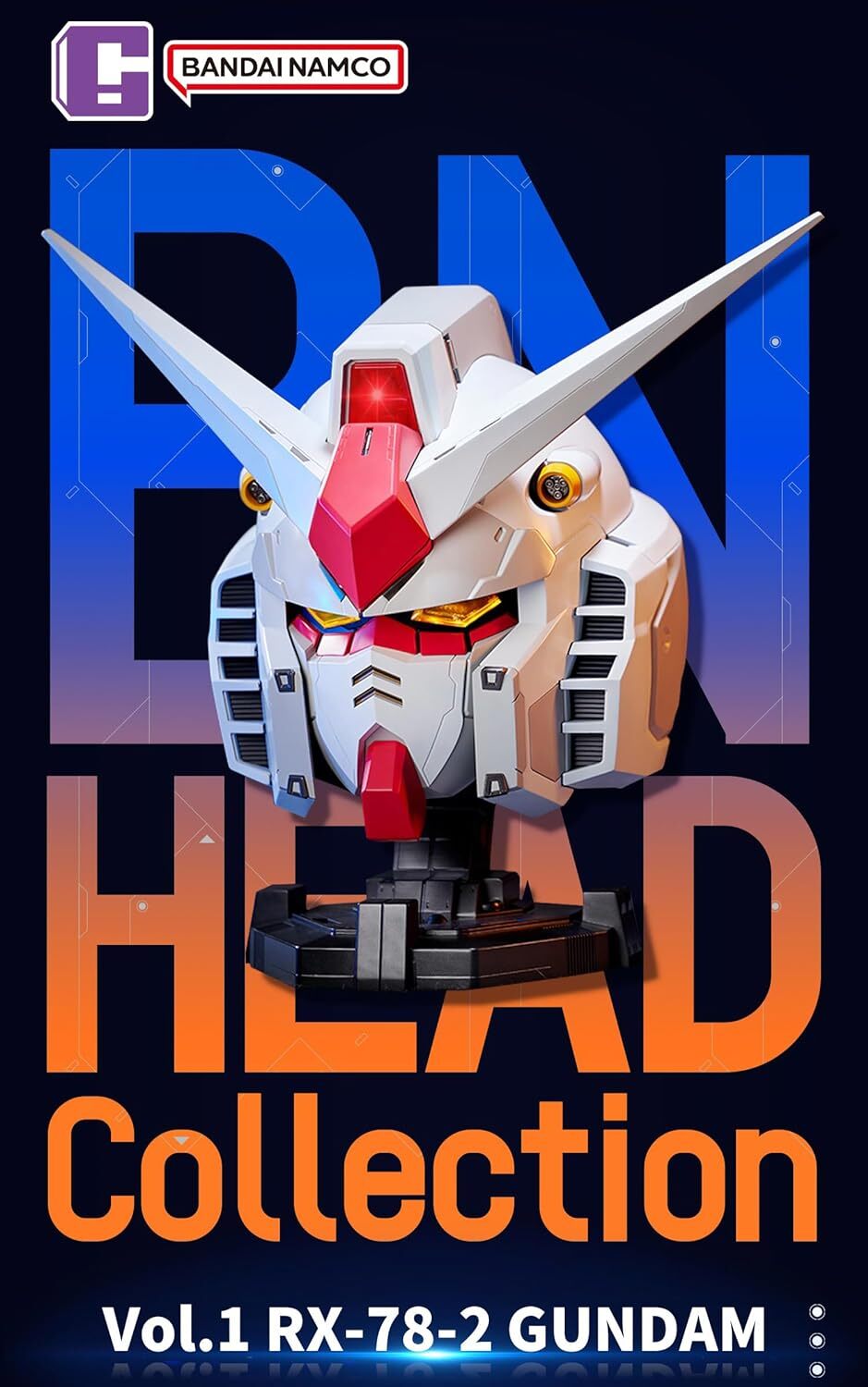 Bandai BN Head Collection Vol.1 RX-78-2 Gundam Normal Ver