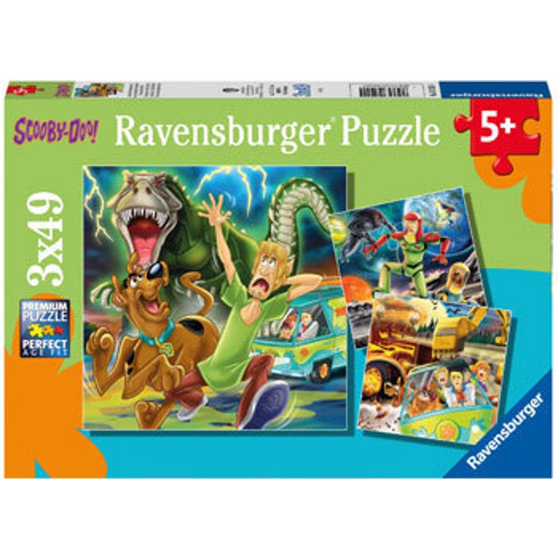 Buy Ravensburger 3x49pc Scooby Doo Puzzles Jigsaw Puzzles - MyDeal