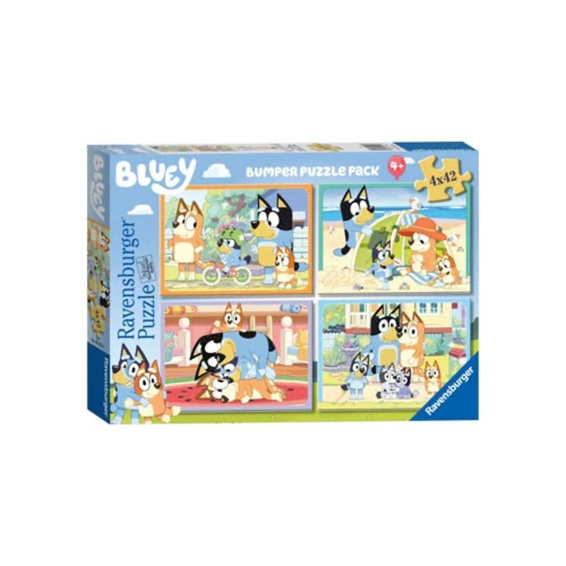 Buy Ravensburger - 4x42pc Bluey Gotta Be Done! Jigsaw Puzzle 05222-6 ...