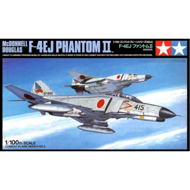 Buy Tamiya 1/100 McDonnell Douglas F-4EJ Phantom II Plastic Model Kit ...