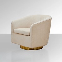 Charlotte Tub Swivel Armchair - Ivory