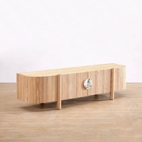 Craft Entertainment Unit - Natural - Customise Marble Handle