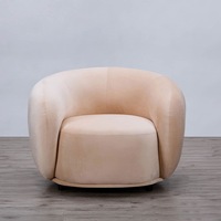 Curvo Occasional Armchair - Velvet Shell