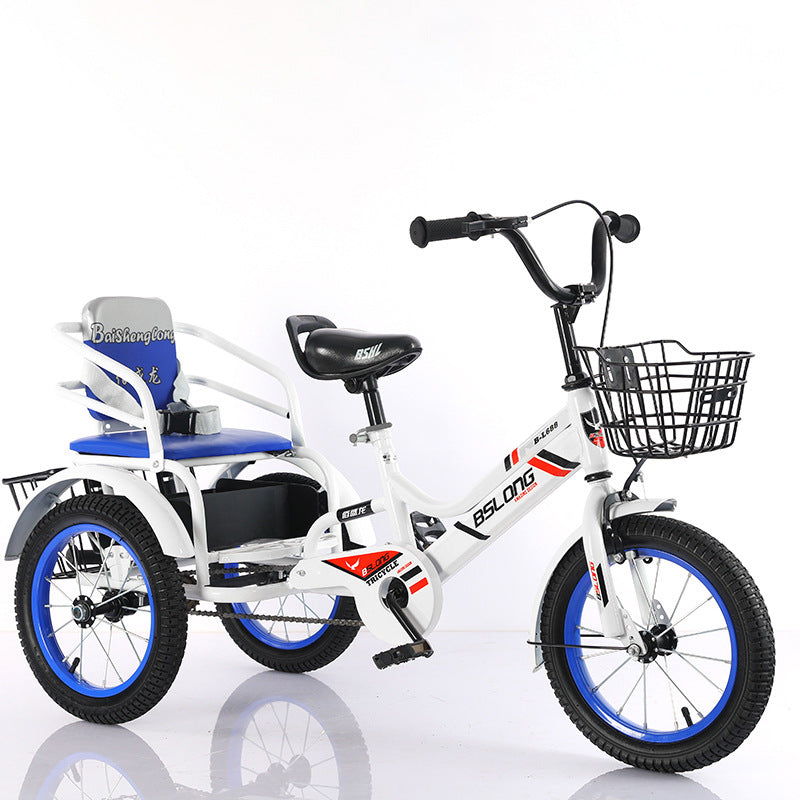 Buy Children s Toys Children s Tandem Tricycle Prams Kids Ride On