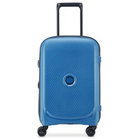 Delsey Belmont Plus 55 cm Expandable Cabin Suitcase - Zinc Blue