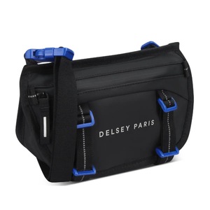 Delsey Raspail Urban Messenger Bag with RFID - Black / Blue