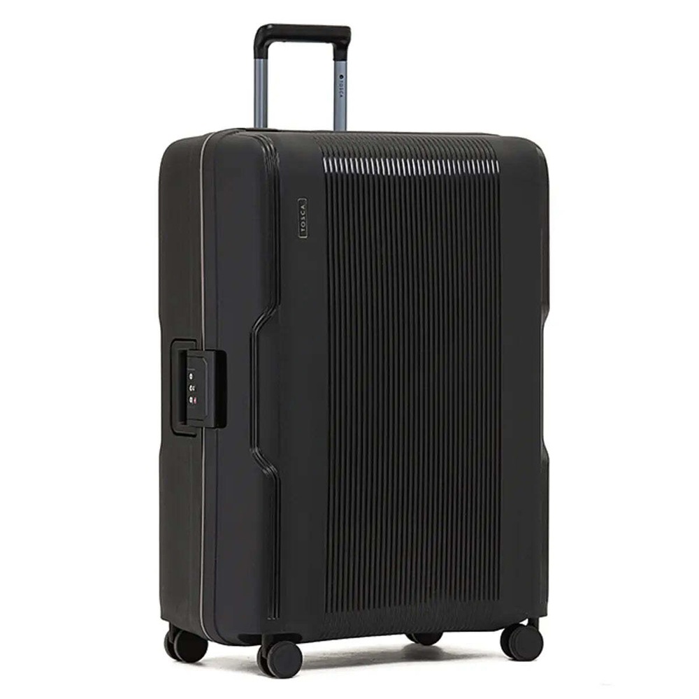 Buy Tosca Knox 77 cm 4-Wheel Suitcase with Zipperless Closure - Black ...