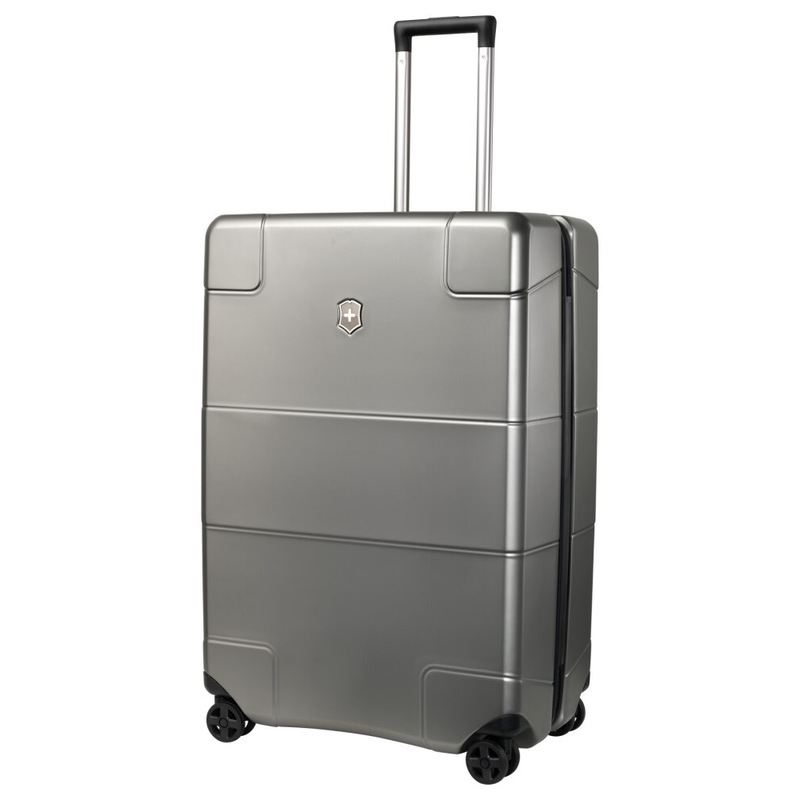 Buy Victorinox Lexicon Hardside 75cm 4 Wheel Large Checked Luggage Titanium MyDeal