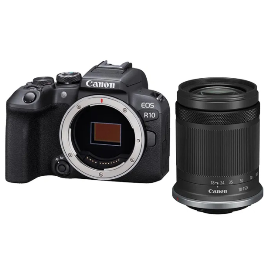 Canon EOS R10 Mirrorless Camera Body w/RF-S 18-150mm f/3.5-6.3 IS STM Lens