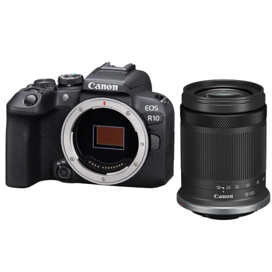 Canon EOS R10 Mirrorless Camera Body w/RF-S 18-150mm f/3.5-6.3 IS STM Lens