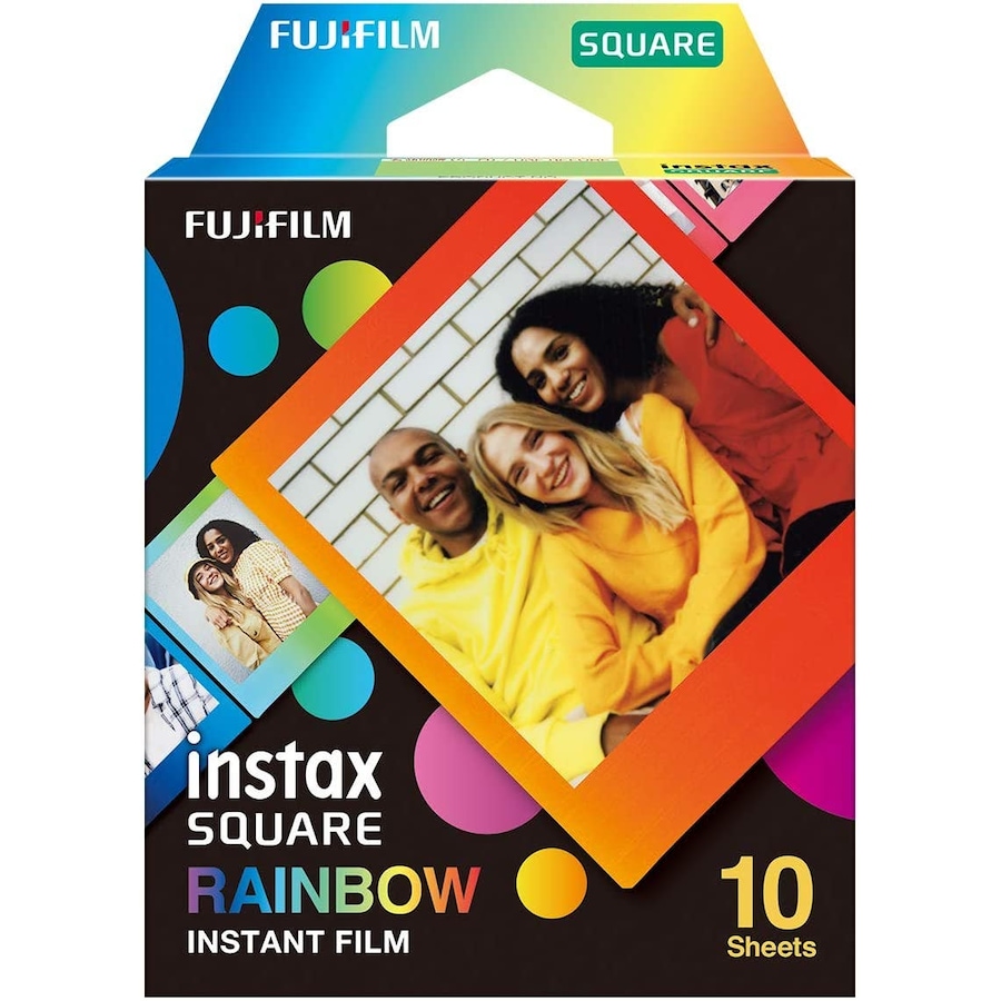 Fujifilm Instax Square Rainbow - Instant Film (10 Sheets)
