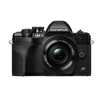 Olympus OM-D E-M10 Mark IV Black Body w/14-42mm EZ Lens Compact System Camera