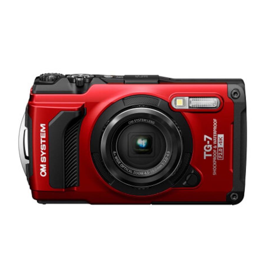 OM SYSTEM TG-7 Red Digital Compact Camera