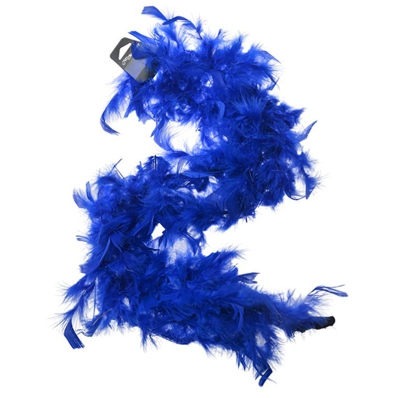 Buy FEATHER BOA 1.5 M ROYAL BLUE - MyDeal