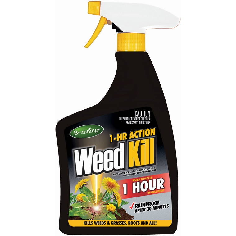 Weed Kill 1hour, Rtu, Black, 1L