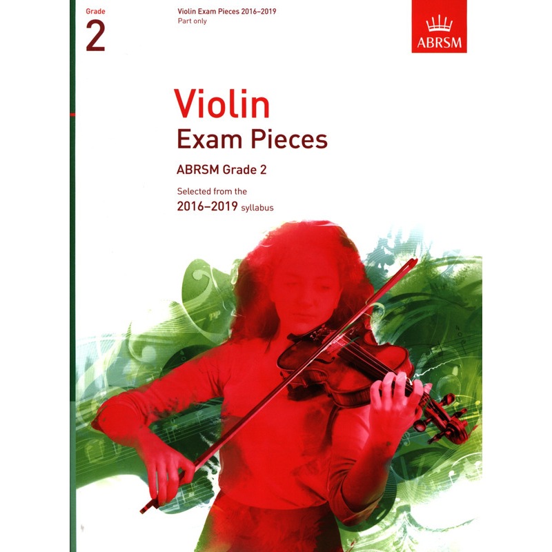 Buy Abrsm Violin Exam Pieces Grade 2 2016 2019 Mydeal