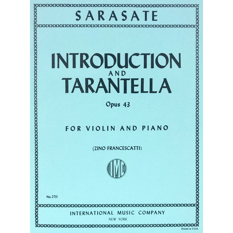 Buy Introduction and Tarantella Op 43 Violin, Piano - MyDeal