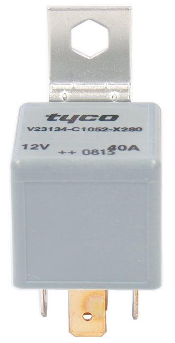 5 x Auto Relay Genuine Tyco OEM 12V 40Amp N/O 5 Pin (driving lights ect)Resistor