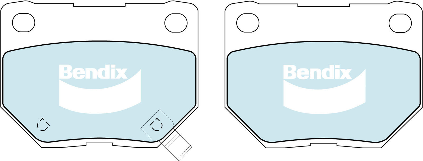 Buy Bendix Heavy Duty Rear Brake Pad Set for Nissan 300ZX Z32, Skyline ...