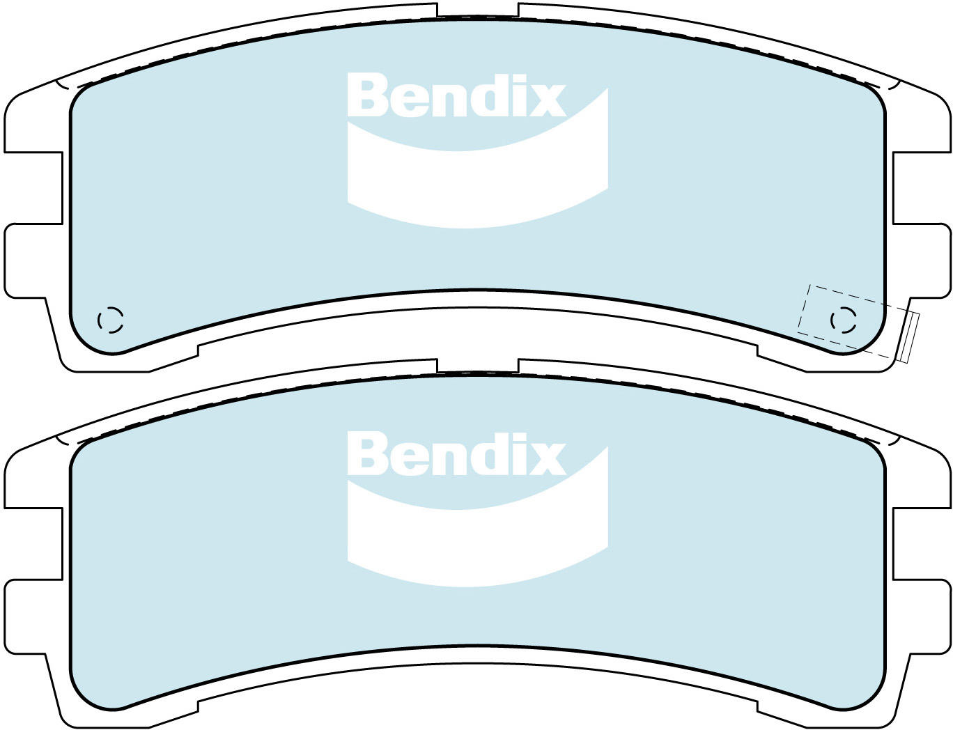 Buy Bendix Heavy Duty Rear Brake Pad Set for Nissan Pathfinder WD21 ...