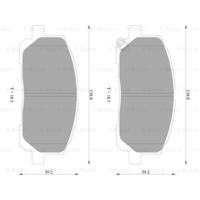 Bosch Front Brake Pads for Toyota Kluger 3.3L Hybrid 3MZFE 2003 - 2007