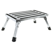 Hulk 4x4 HU1600 Universal Aluminium Folding Step - 470 x 300 x 230mm - Folds Flat