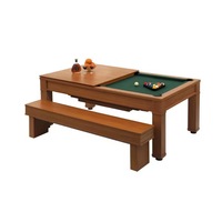 Ashwood Dining Pool Table - 7FT 3IN1 - Top Storage