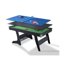 Lyle 6FT Pool Table- 3IN1 Foldable Black