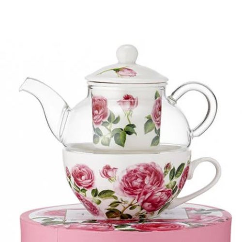 Ashdene French Country Kitchen Tea For One Heritage Rose Teapot