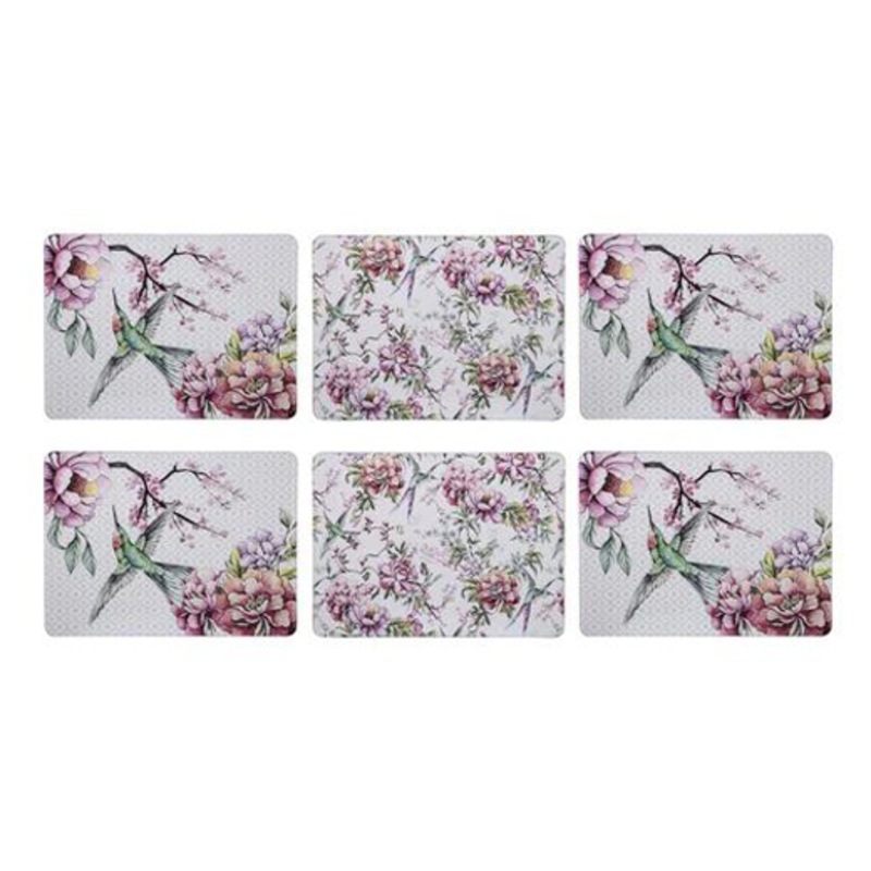Buy Ashdene Kitchen Cork Backed Placemats & Coasters Chinoiserie Set 6