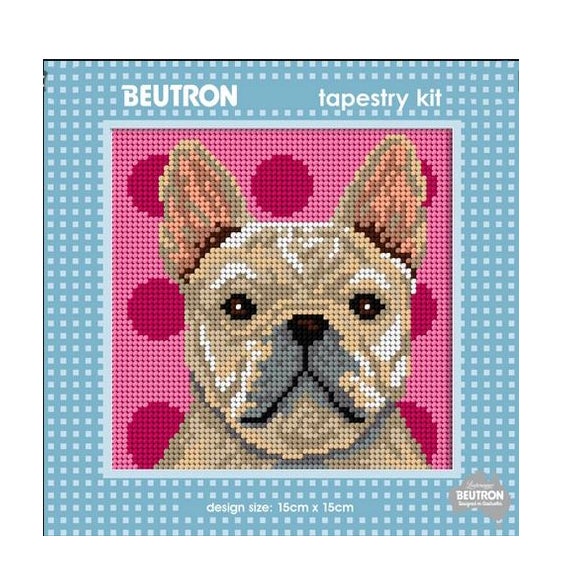 Beutron Handmade Tapestry Kit Beginner French Bull Dog