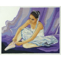 Country Threads Cross X Stitch Counted Kit Ballerina Inc Aida