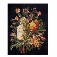Country Threads Tapestry Banksias Australian Flower Printed Design