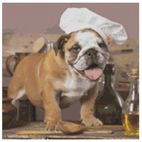 Cross Stitch Pattern Billy Bulldog Dogs X Stitch Gwen St Designs