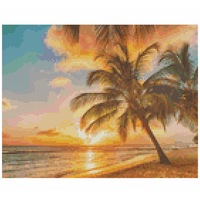 Cross Stitch Pattern Sunset Paradise New X Stitch Gwen St Designs