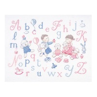 DMC Cross X Stitch Kit ABC 38.5 x 28.5cm