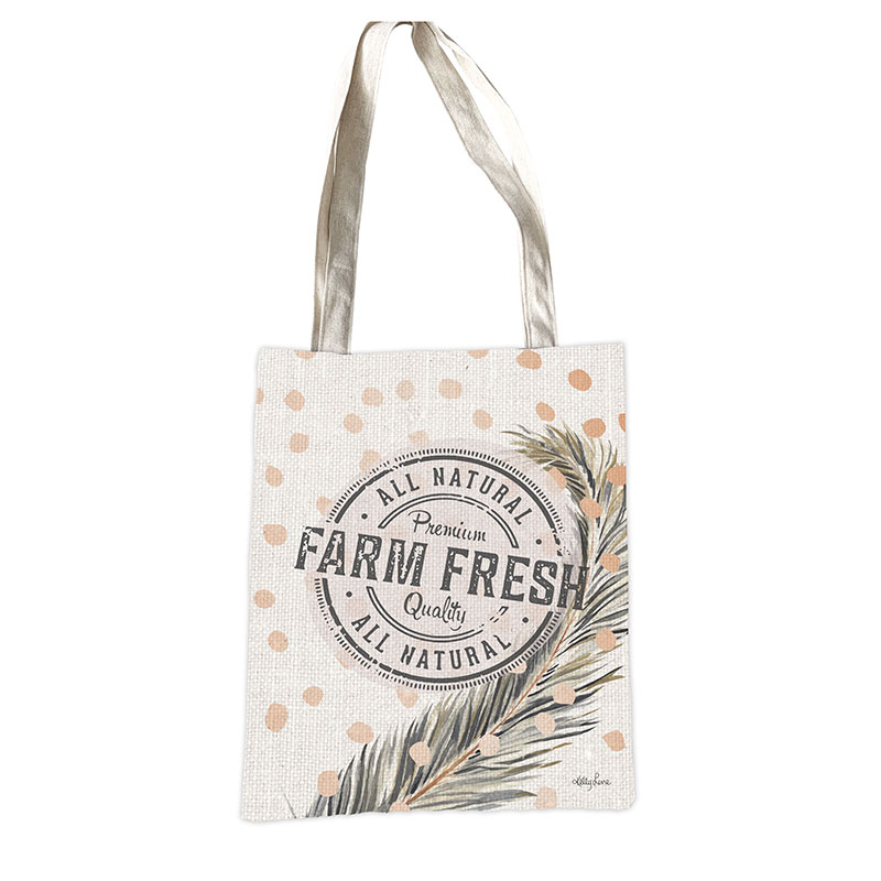 CafePress French Market Tote Bag – Reusable Natural Canvas Shopping Bag, Two Sizes - View #10