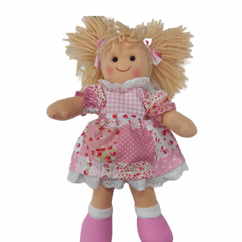 Buy Hopscotch Lovely Soft Rag Doll Sienna Girl Medium 25cm - MyDeal