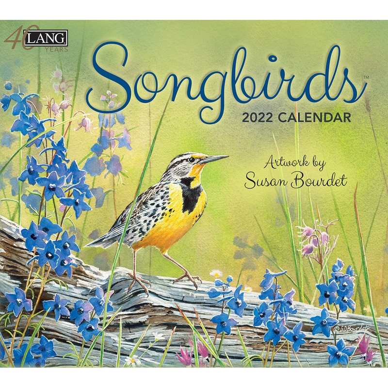 Buy Lang 2022 Calendar Songbirds Calender Fits Wall Frame MyDeal