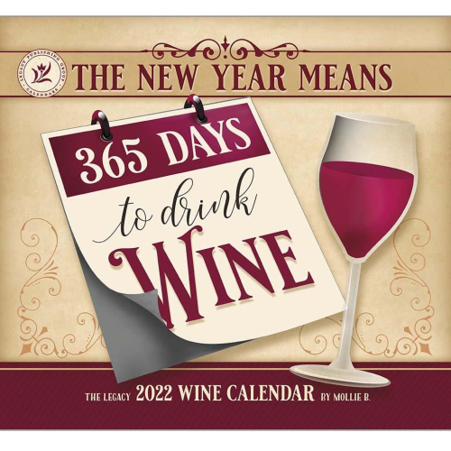 Legacy 2022 Calendar Wine Calender Fits Lang Wall Frame