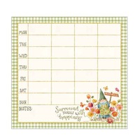 Legacy Undated Weekly Reminder Happiness Gnome Tear Off Pages Magnetic
