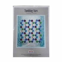 Quilting Sewing Quilt Pattern Tumbling Stars Patchwork Pattern Batik Australia