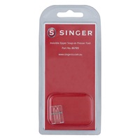 Singer Invisible Zipper Presser Foot Sewing Machine Low Shank Feet