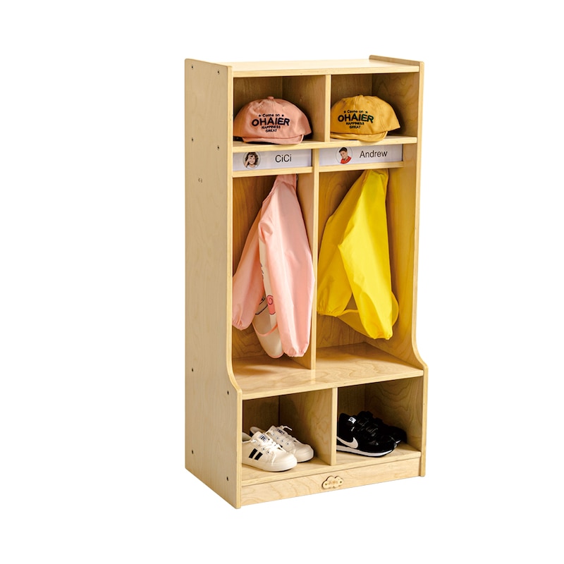 Buy Jooyes Children Preschool Coat Locker With Cubbies - 2 Section - Mydeal